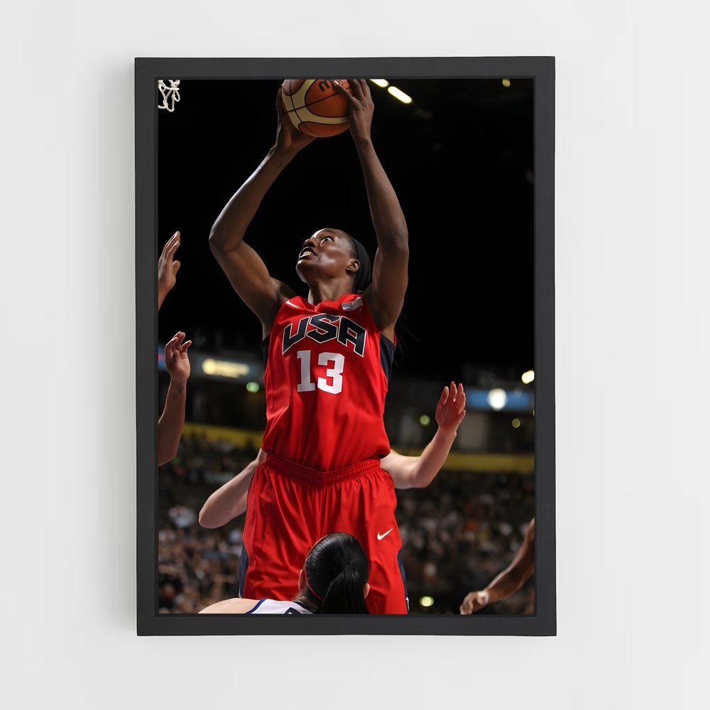 Poster Précision Éblouissante – affiche Basketball (vue 2)